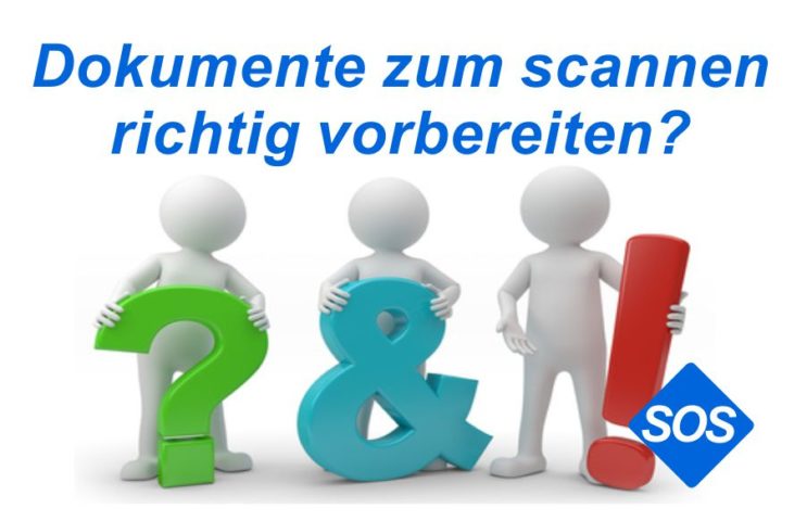Belegvorbereitung | Akten, Belege zum Scannen vorbereiten? DATEV Belege entheften | Dokumente zum Scannen vorbereiten