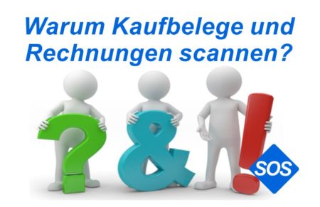 Belege scannen | Rechnungen, Kaufbelege digitalisieren